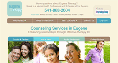 Desktop Screenshot of eugenetherapy.com